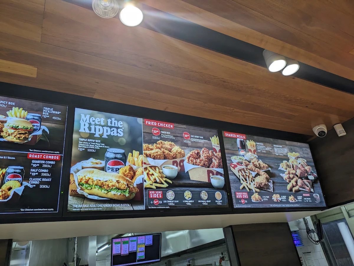Menu, Red Rooster South Springvale