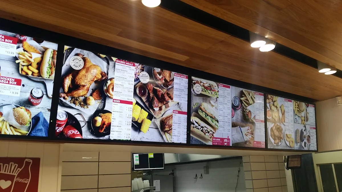 Menu, Red Rooster South Springvale