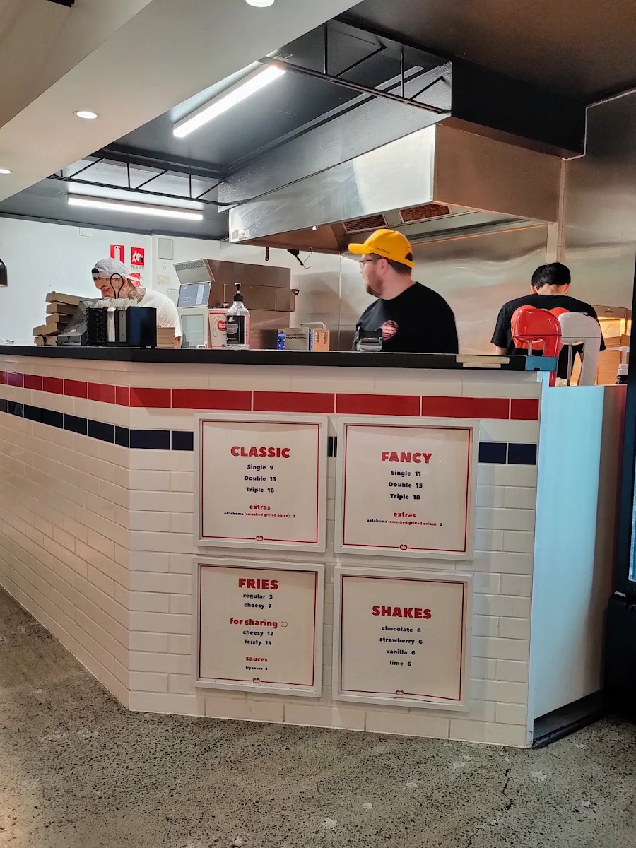 Menu, Broken Hearts Burger Club