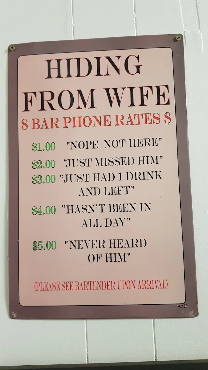 Menu, Marrar Hotel