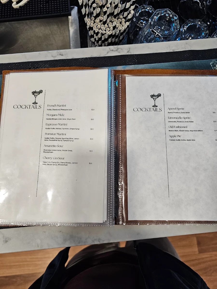 Menu, Northern Public House