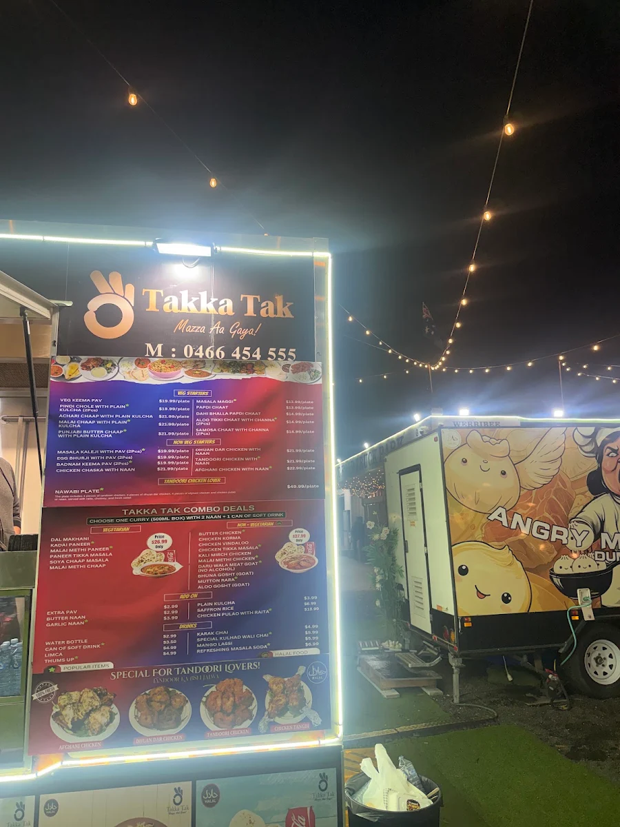 Menu, Takkatak