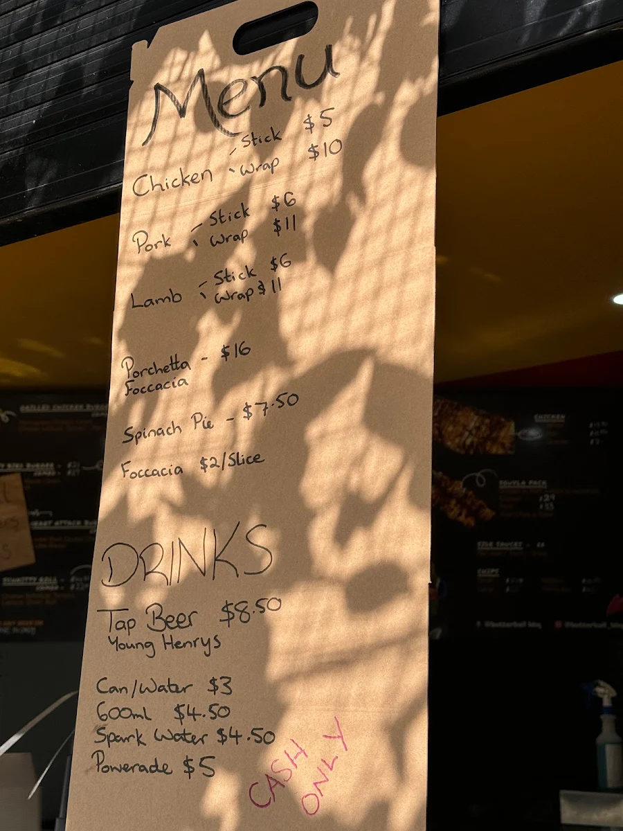 Menu, Butterball BBQ