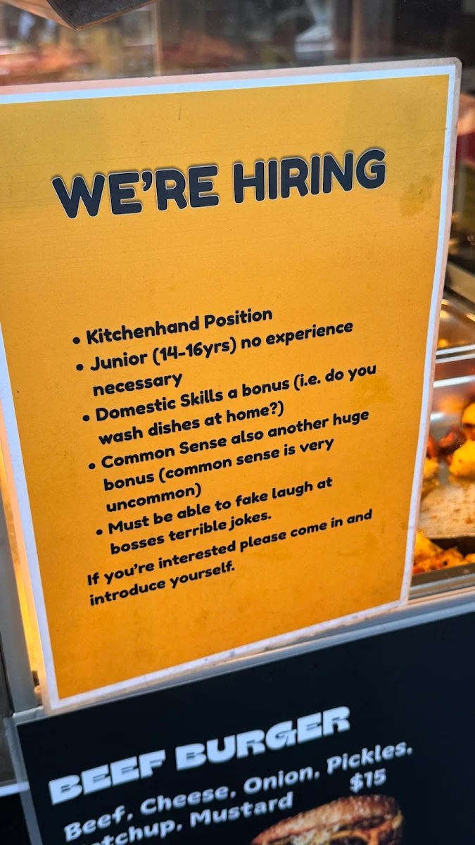 Menu, Butterball BBQ