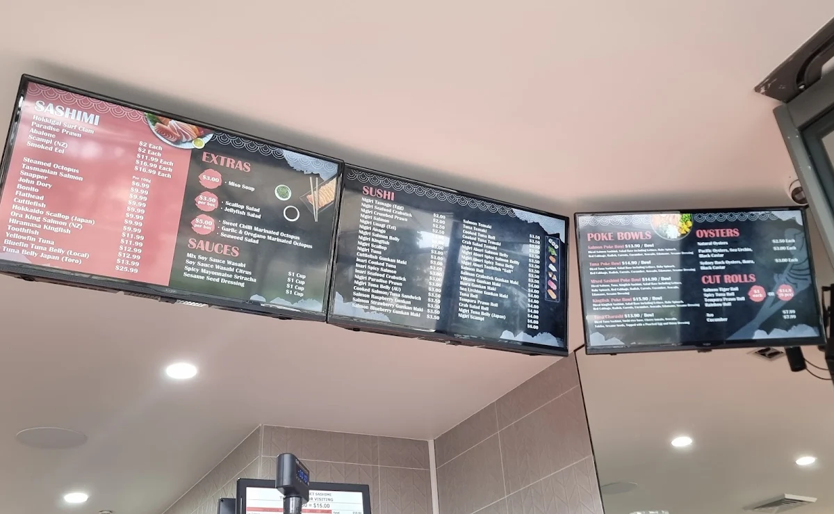 Menu, Get Sashimi Bondi