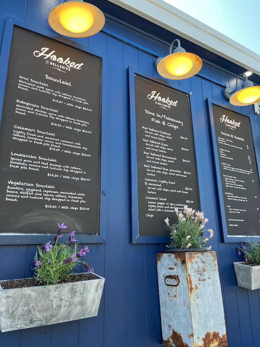 Menu, Hooked on Bellerive