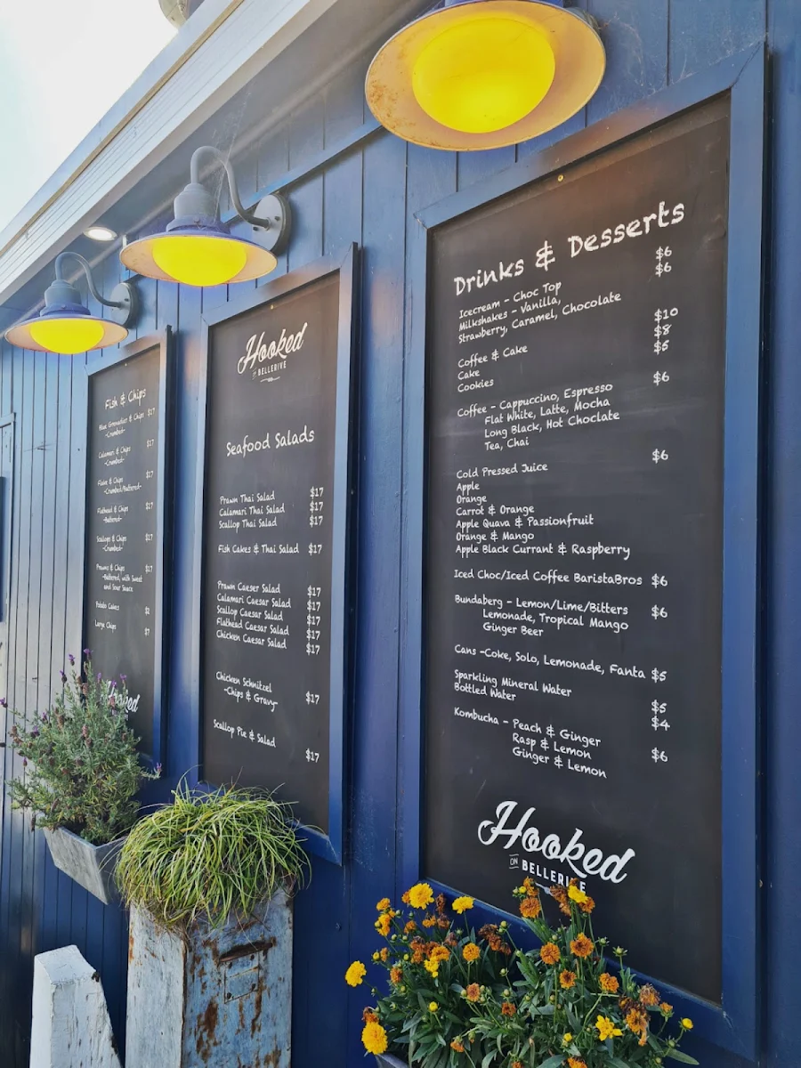 Menu, Hooked on Bellerive