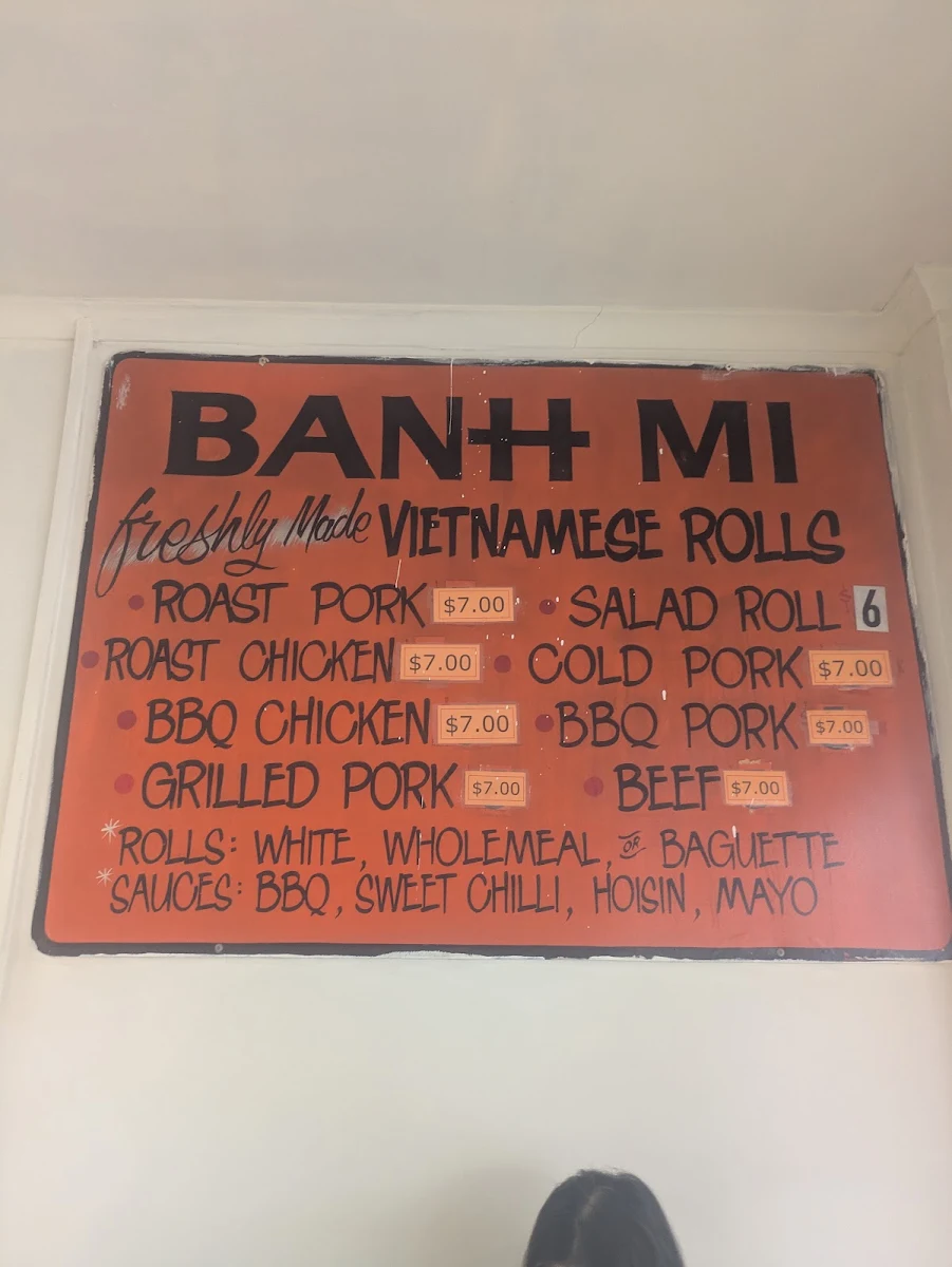 Menu, Bayside Bakery
