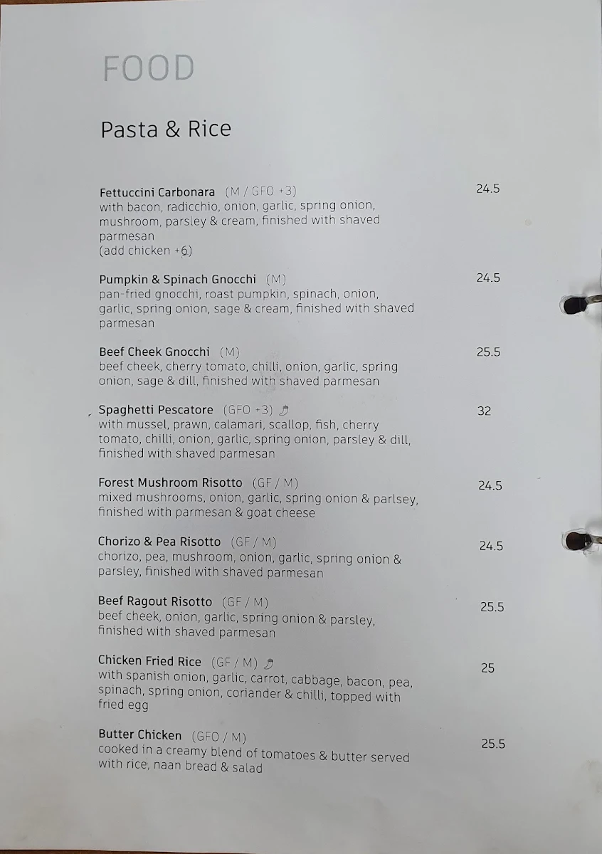 Menu, Jokers on Ryrie