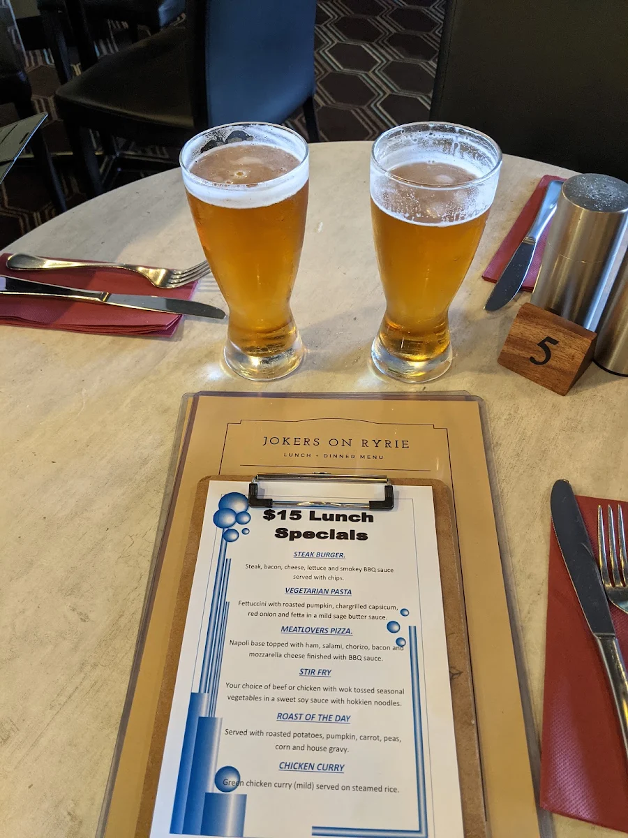Menu, Jokers on Ryrie