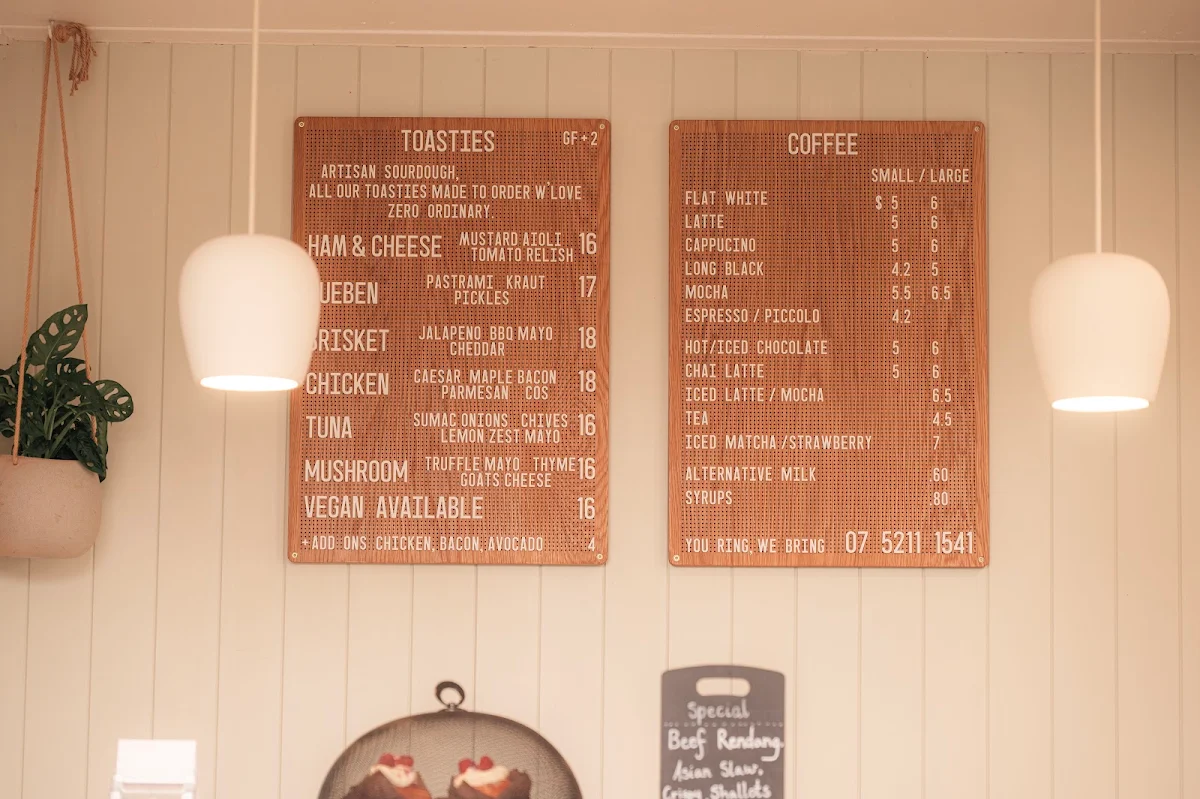 Menu, Lets Get Roasted and Toasted