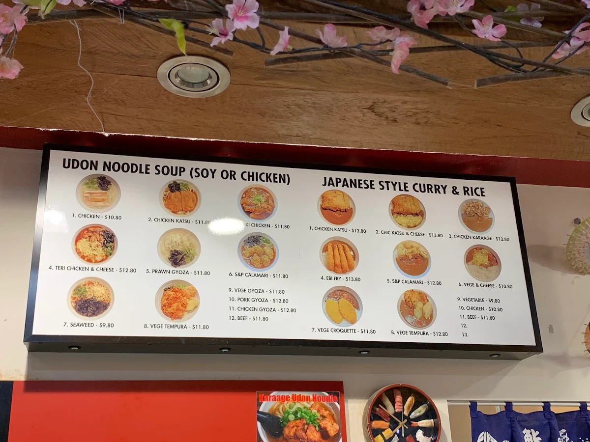 Menu, Sushio Tokio Smithfield