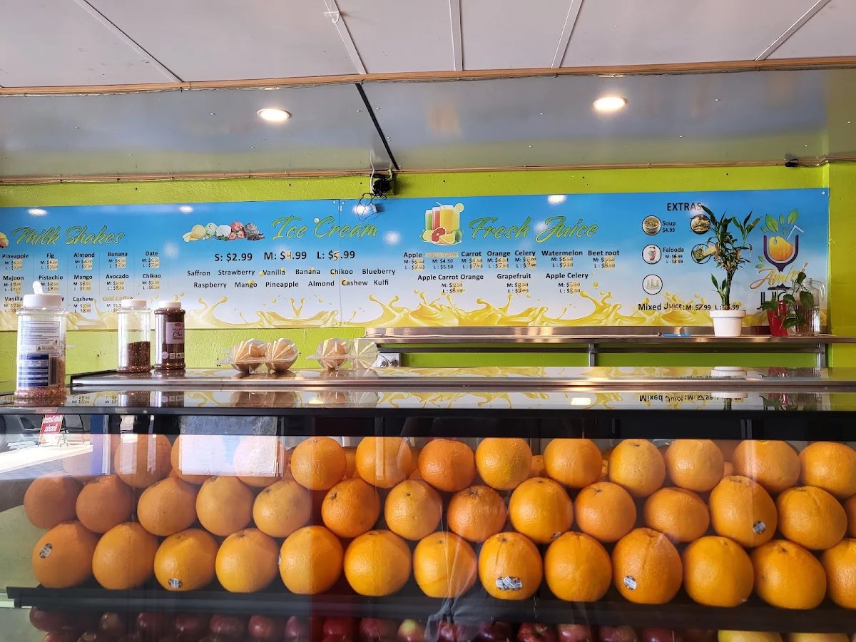 Menu, Foladi Juice Point