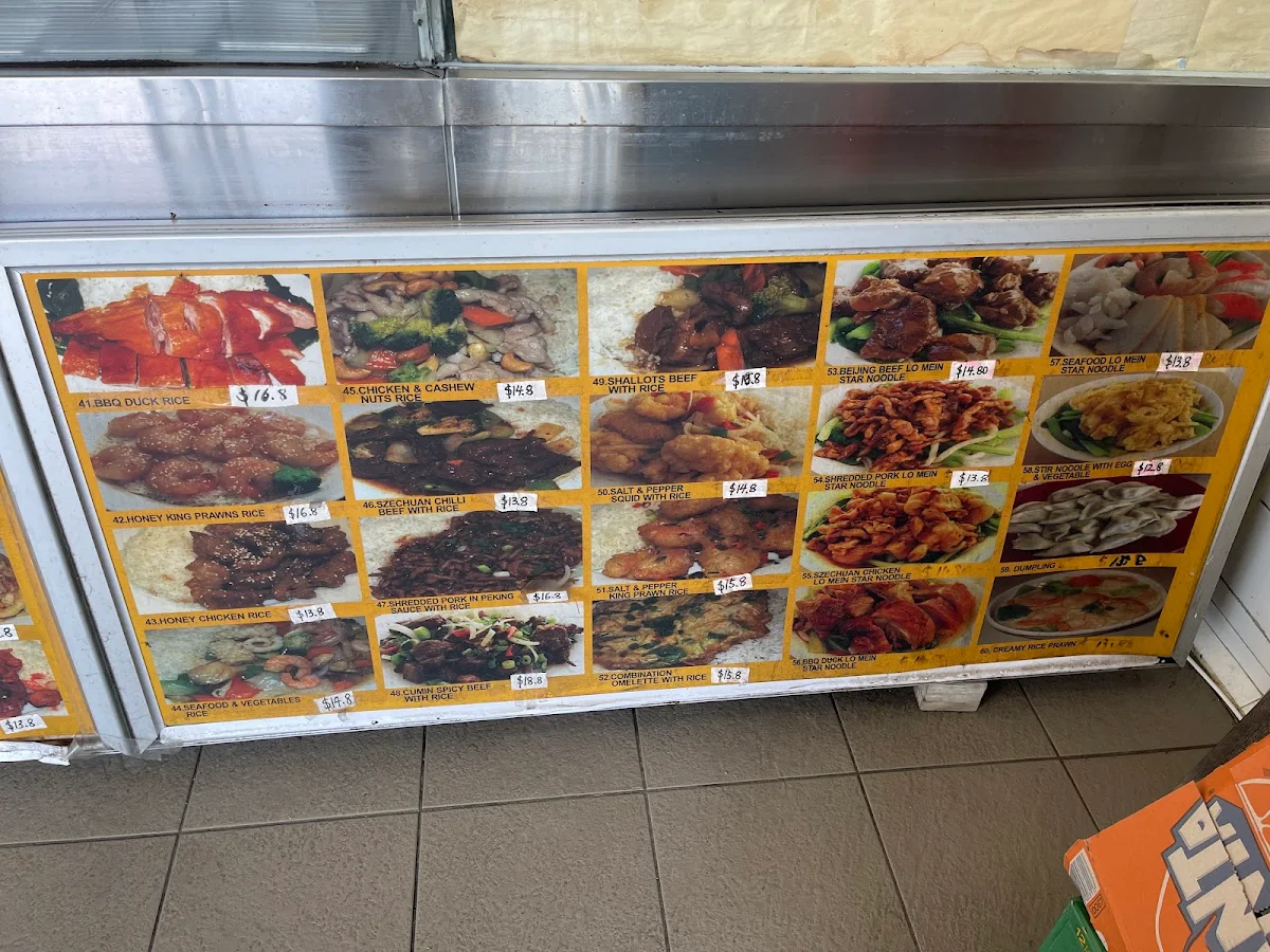 Menu, King Kong Noodle