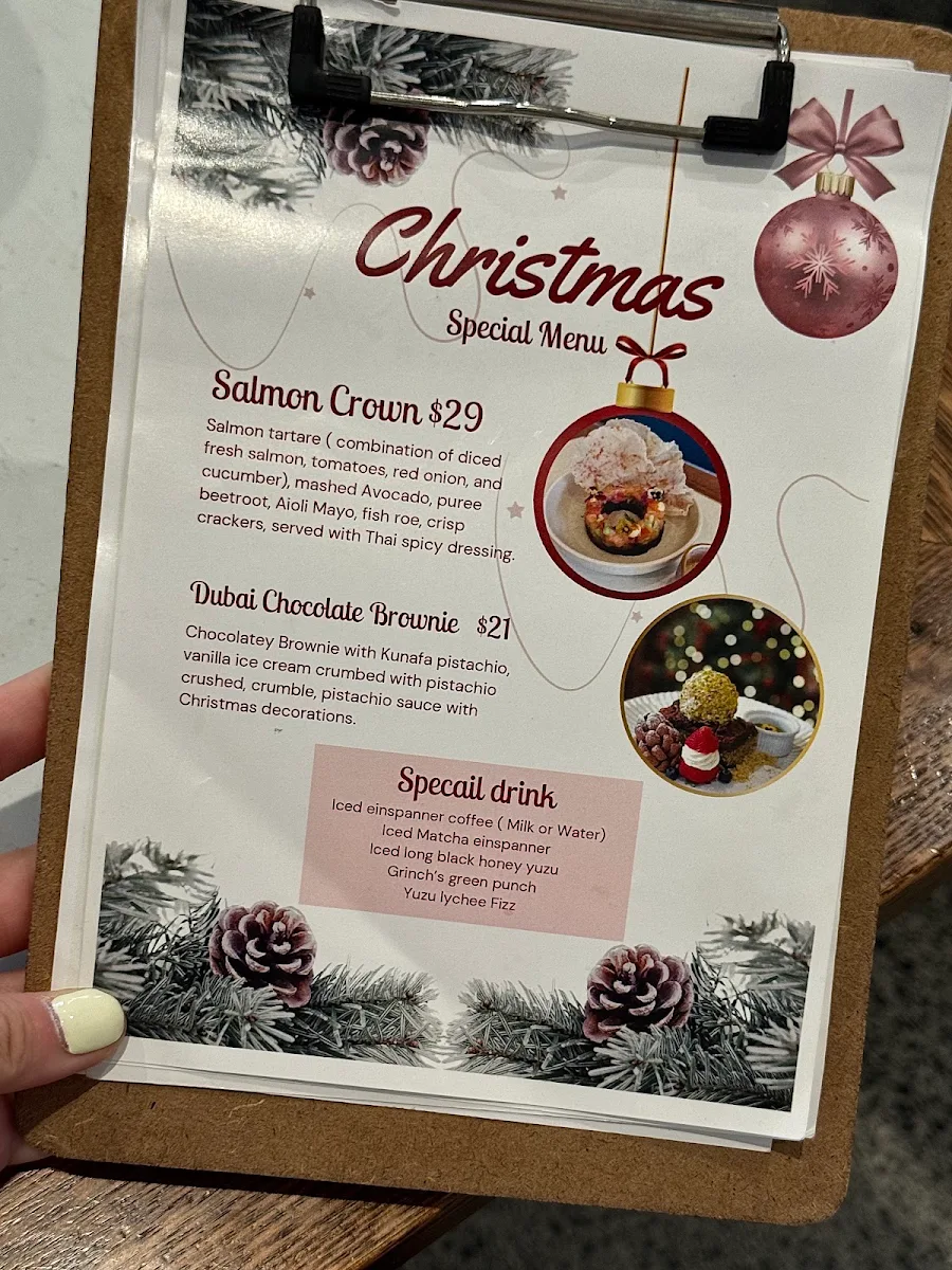 Menu, ☕ Cafe Nate - Specialty Coffee & Eatery in Roseville