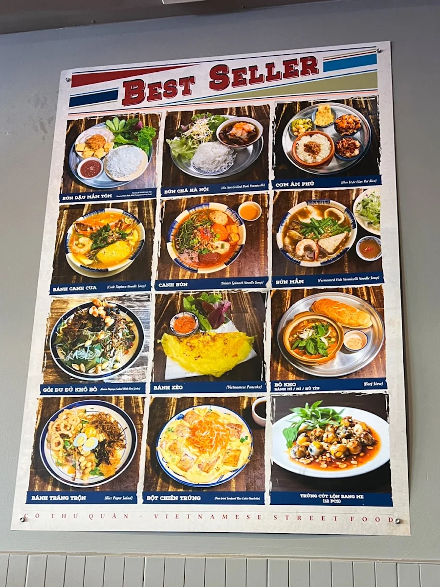Menu, Co Thu Quan St Albans