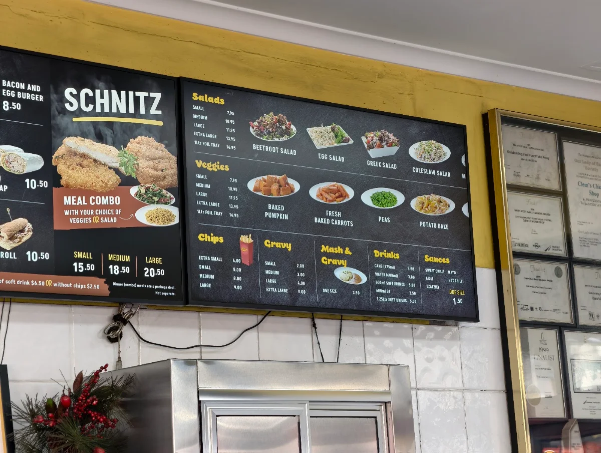 Menu, CLEM'S