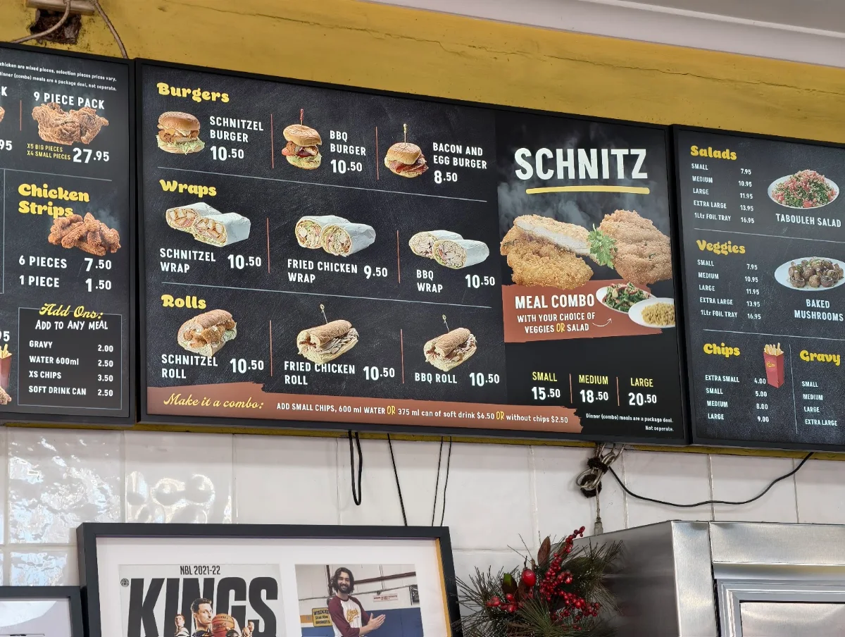 Menu, CLEM'S