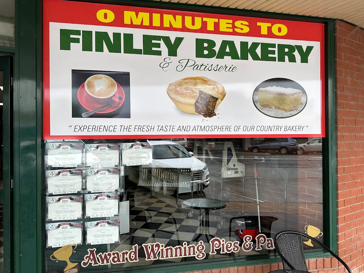 Menu, Finley Bakery