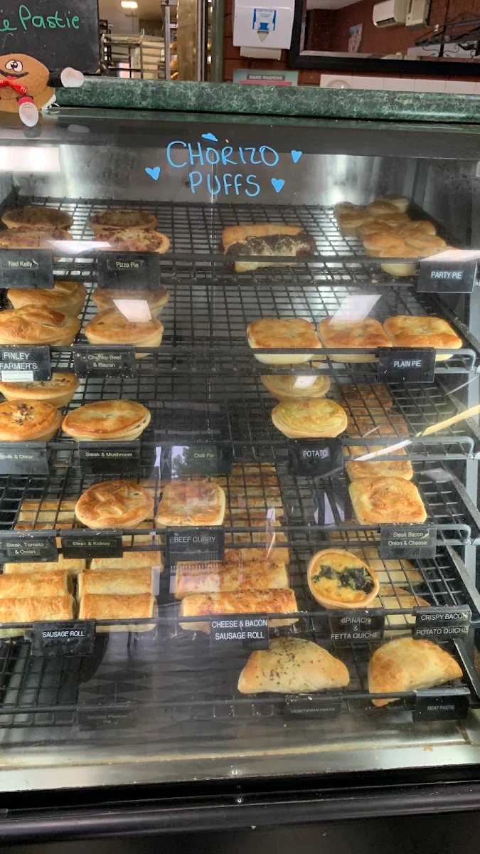 Menu, Finley Bakery
