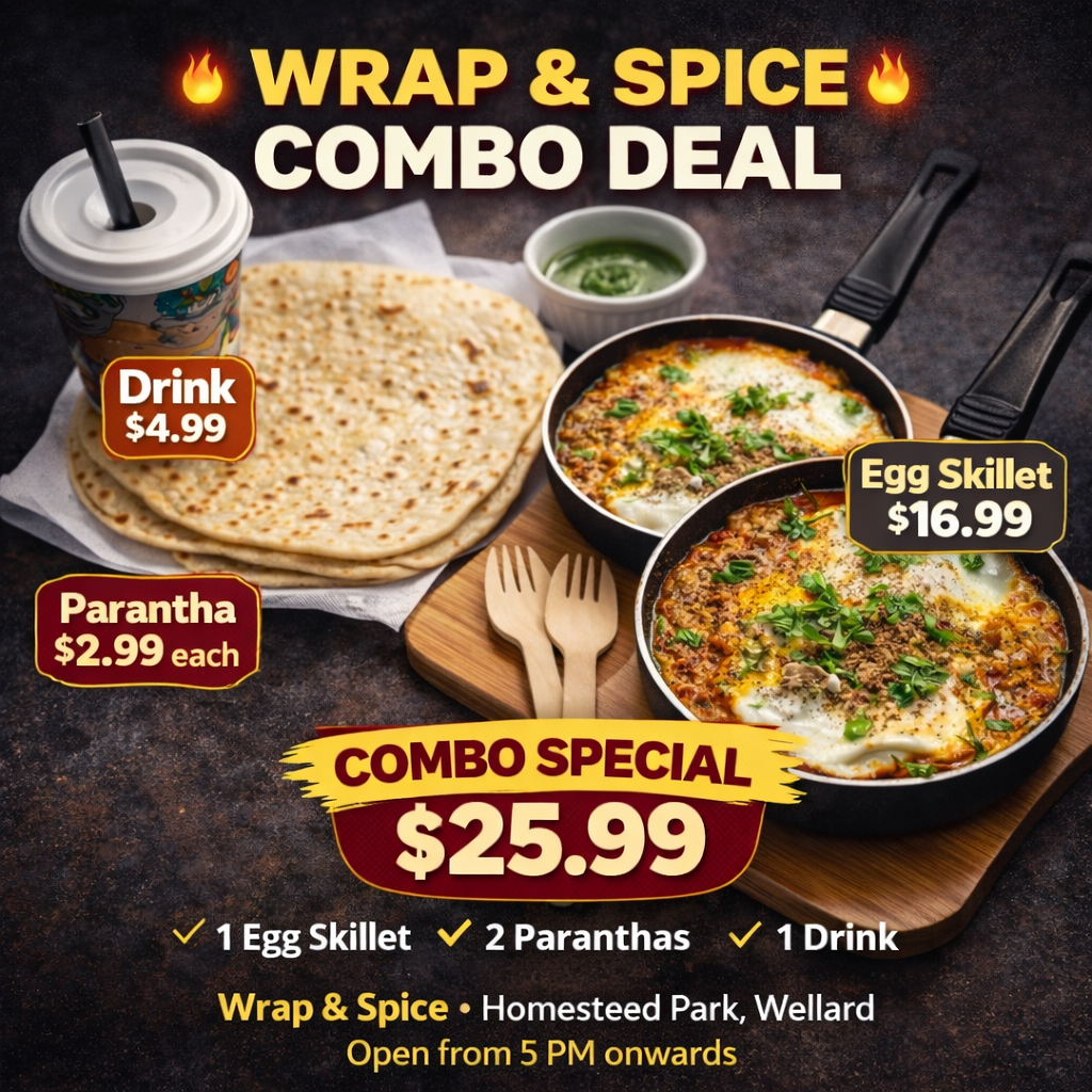 Menu, Wrap and spice