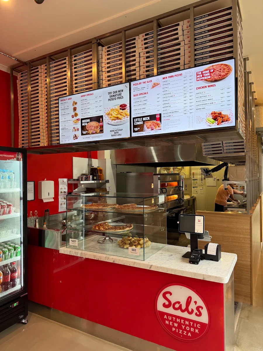 Menu, Sal's Authentic New York Pizza - Parramatta