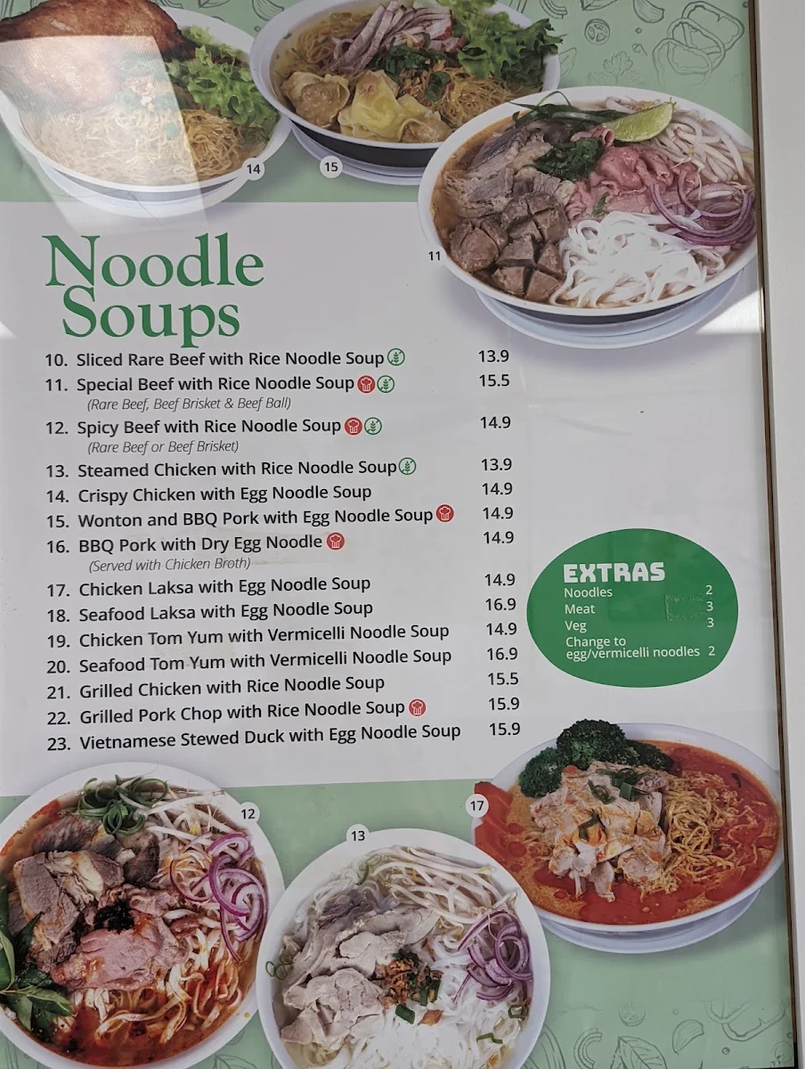 Menu, Helen's Kitchen