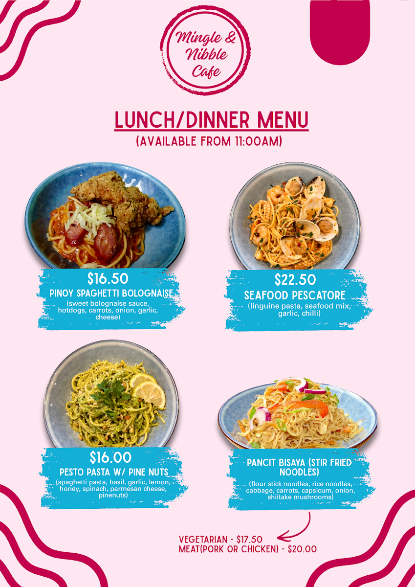 Menu, Mingle & Nibble Café