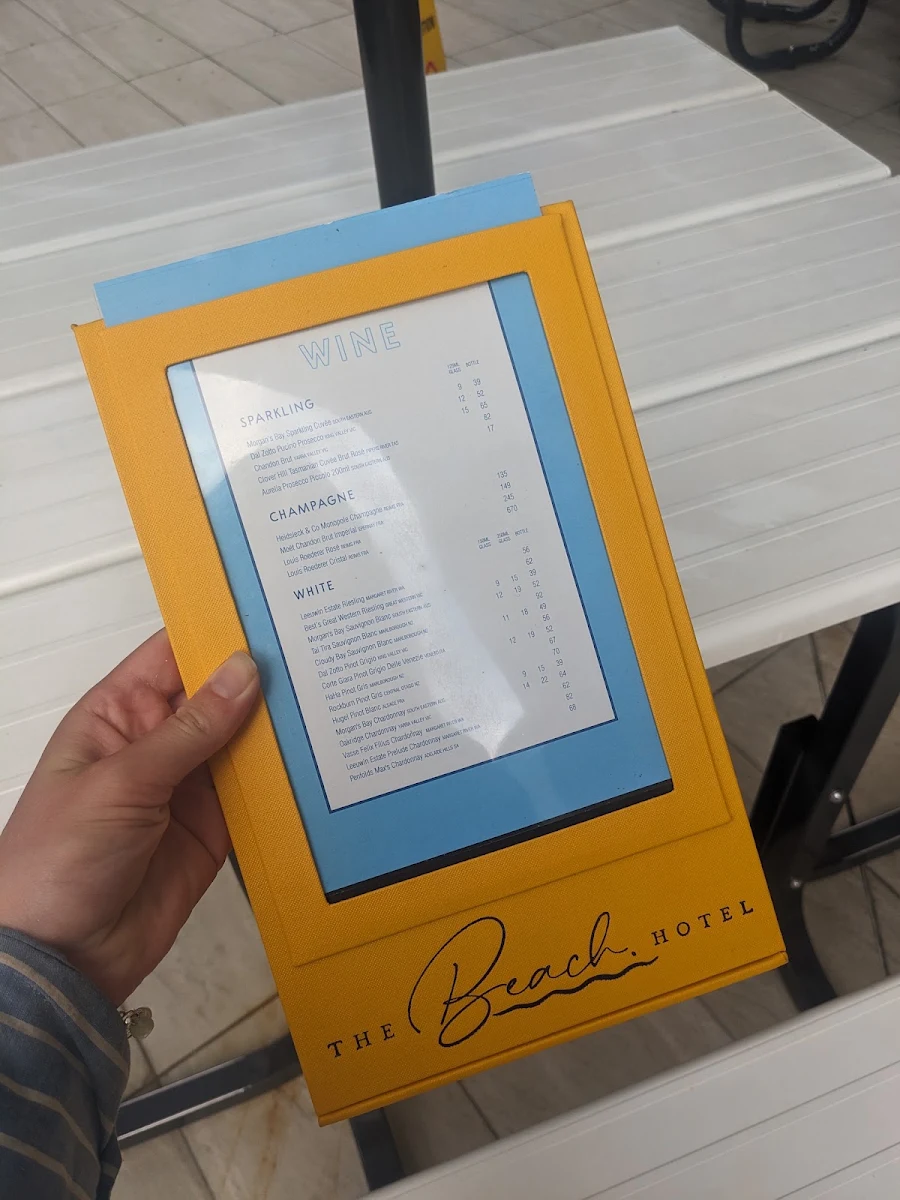 Menu, Manta Ray Bistro