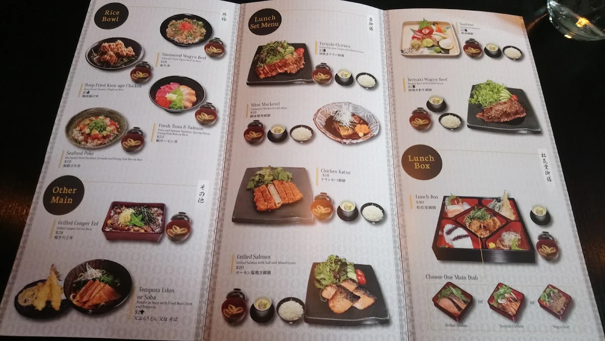 Menu, EDOSEI