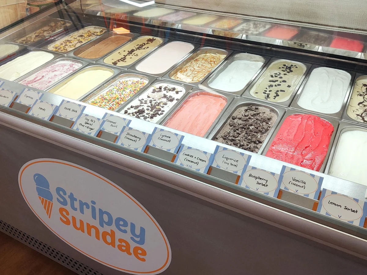 Menu, Stripey Sundae