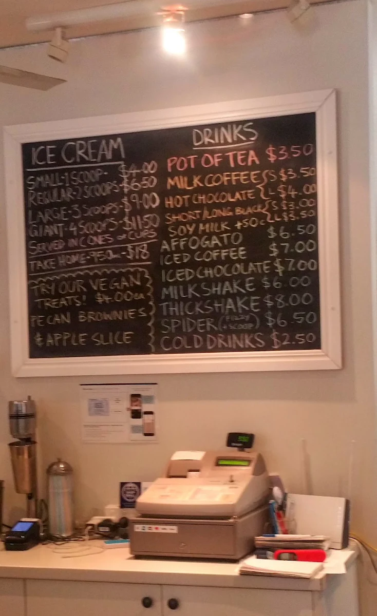 Menu, Stripey Sundae