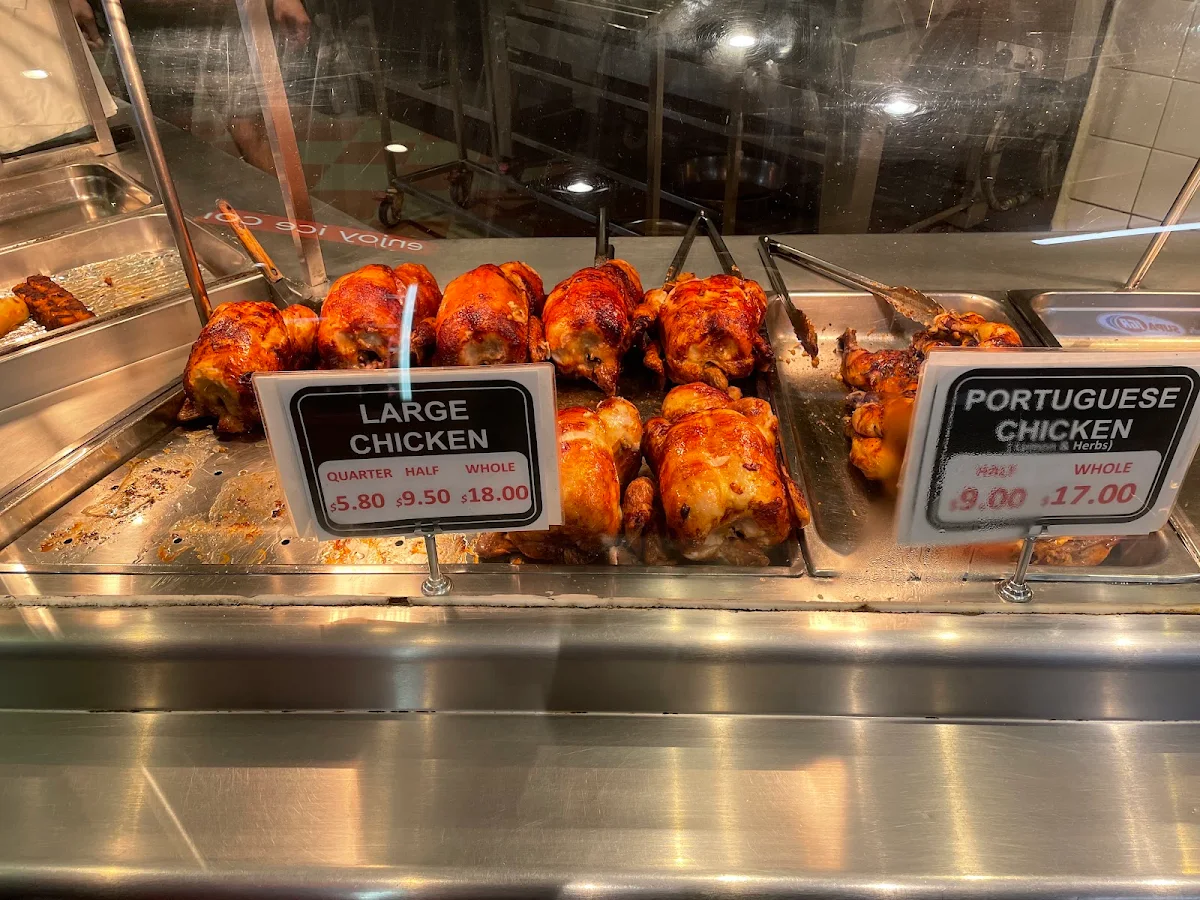 Menu, Flame Coal Chicken