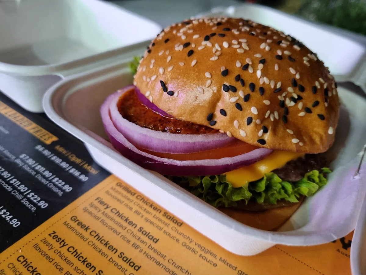 Menu, The Burger Boys