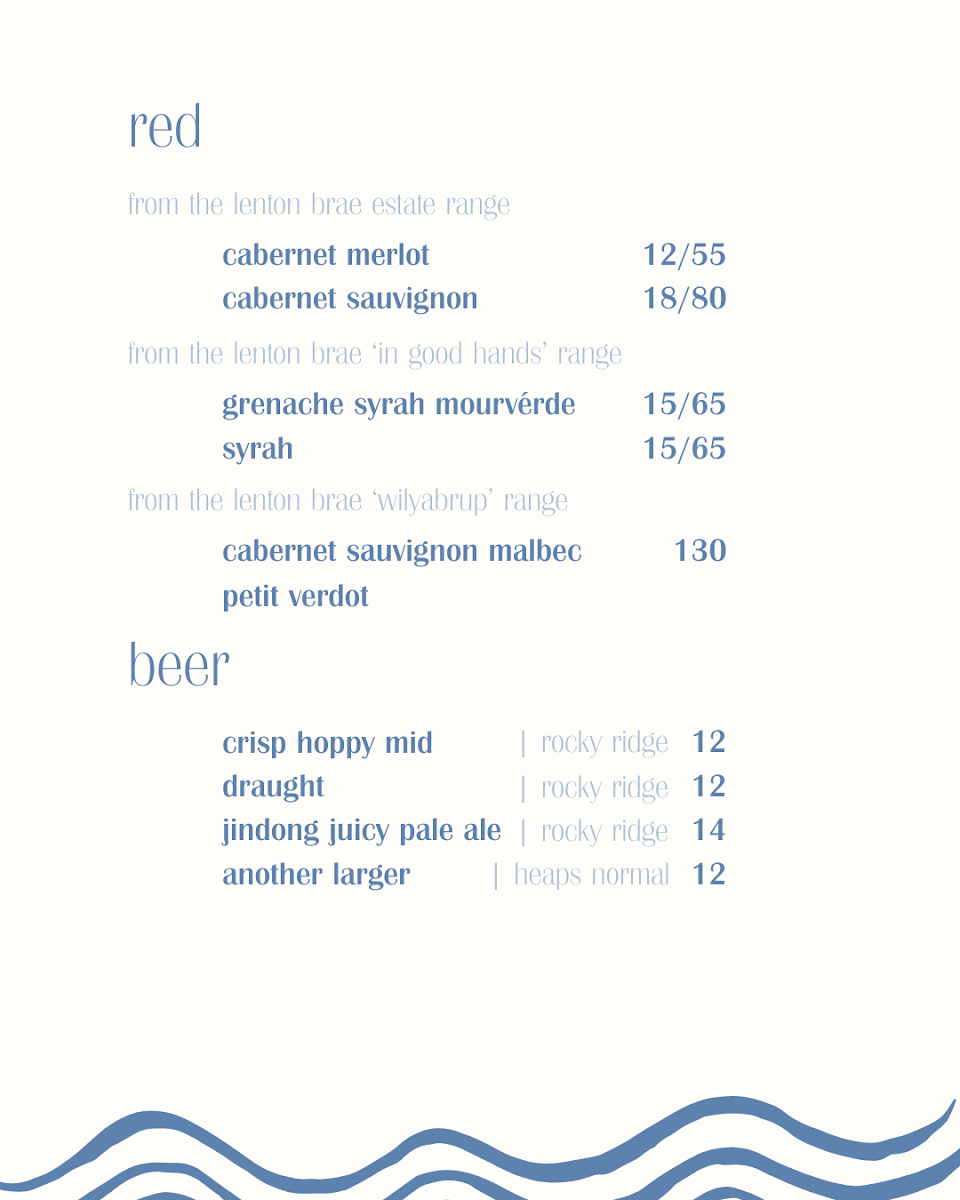 Menu, Havza