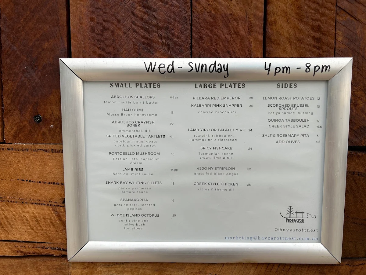 Menu, Havza