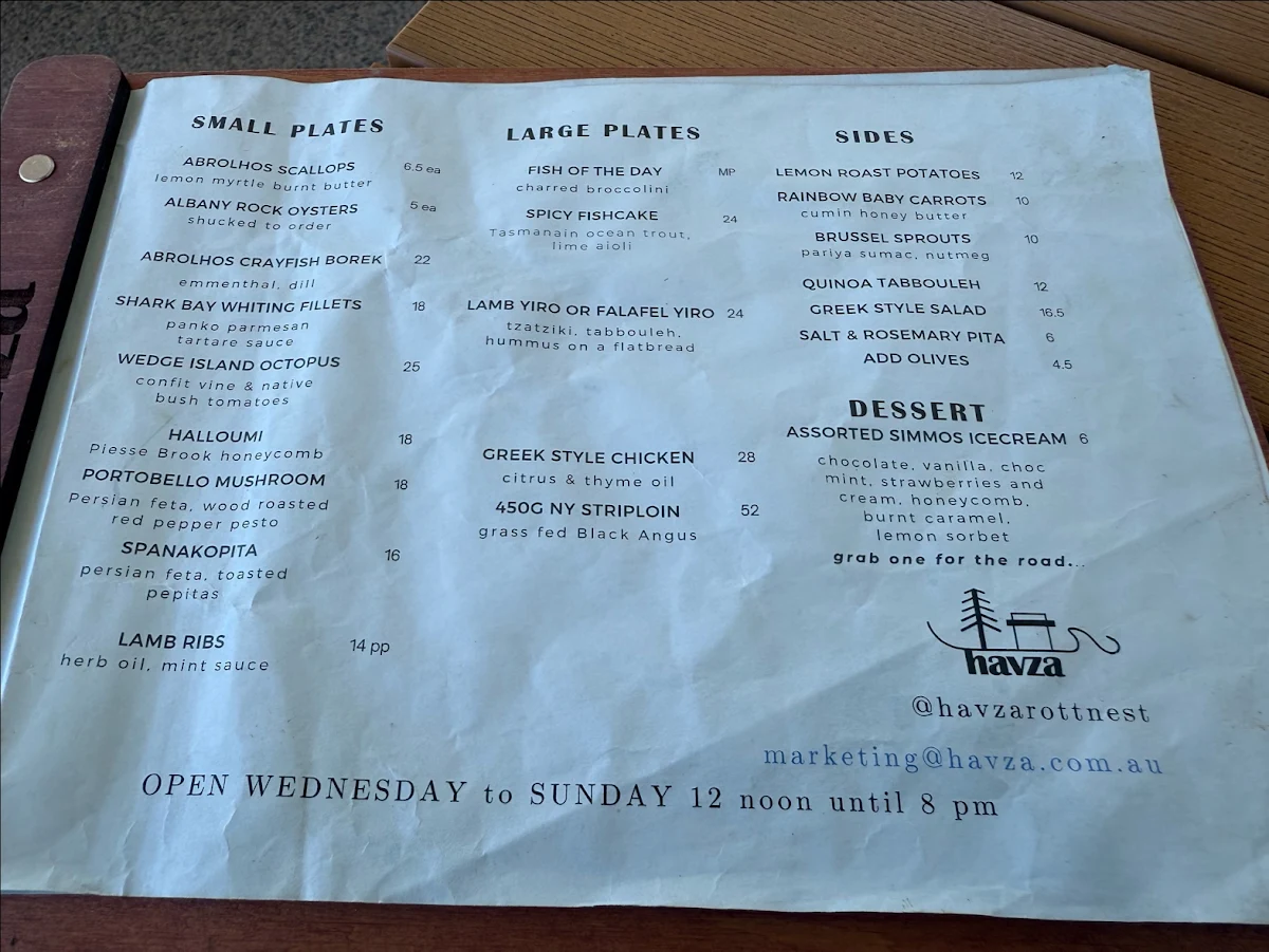 Menu, Havza