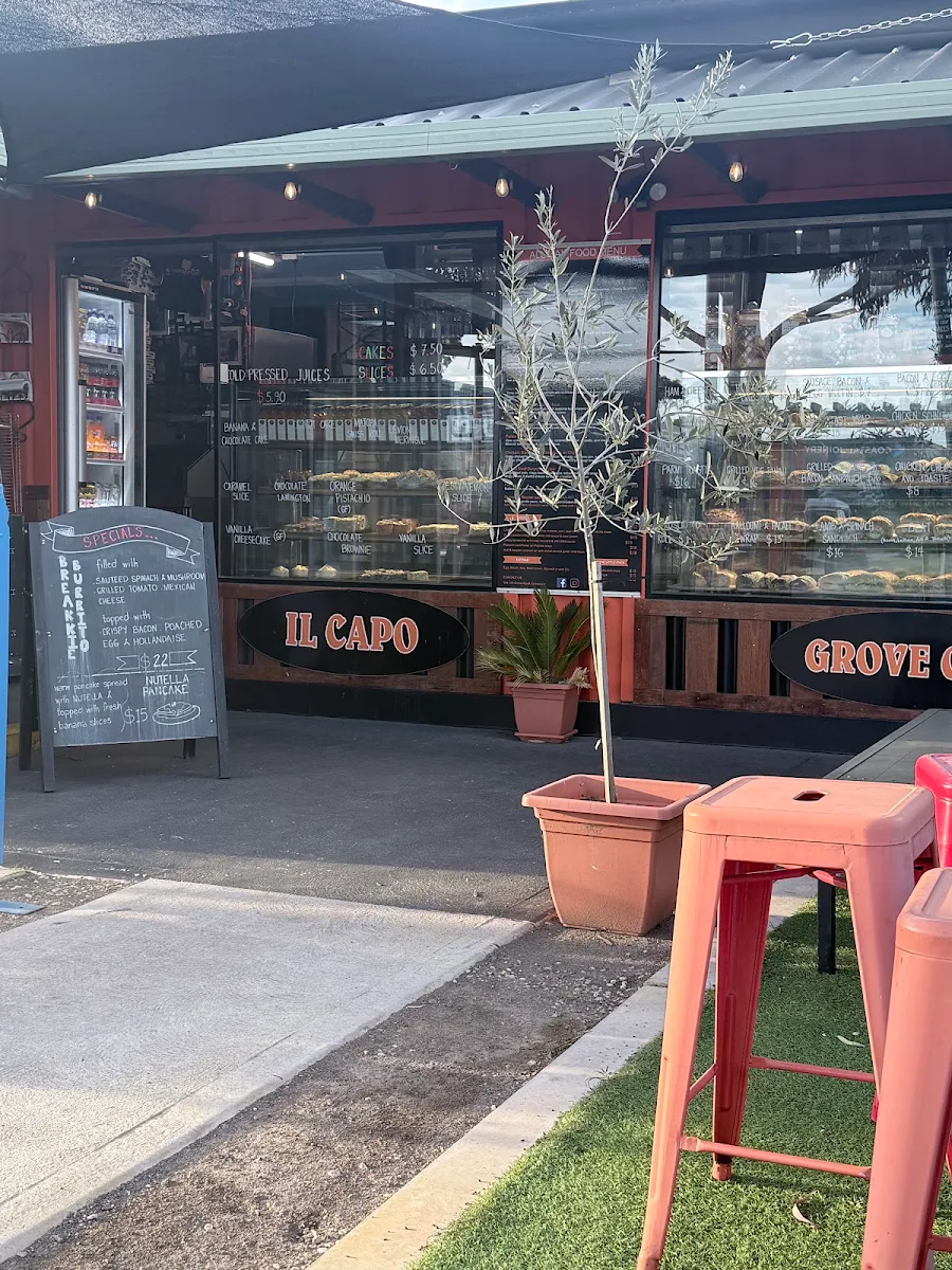Menu, IL CAPO GROVE CAFE