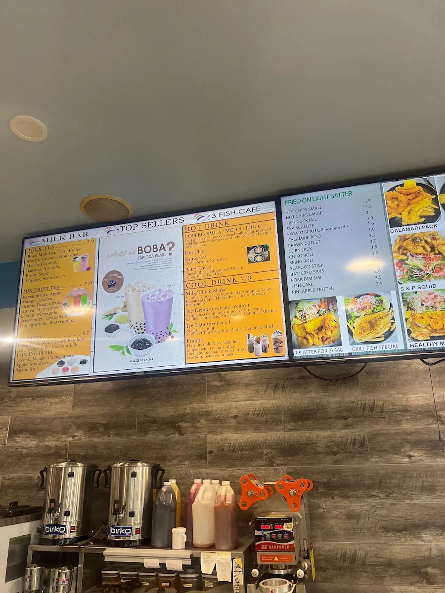 Menu, 3 Fish
