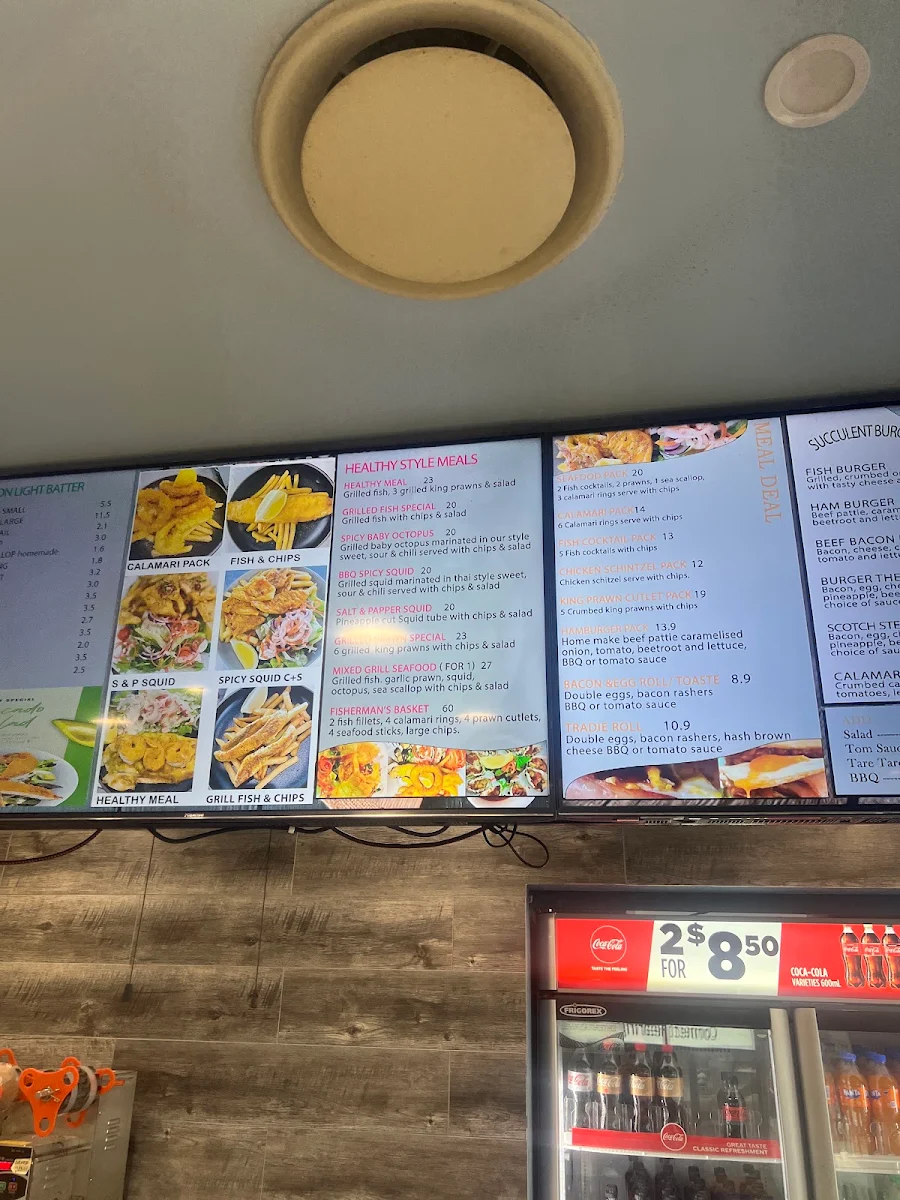 Menu, 3 Fish