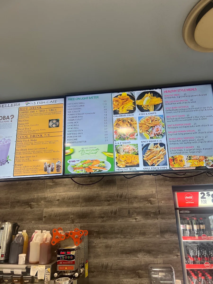 Menu, 3 Fish