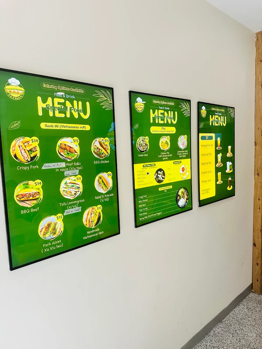 Menu, N&N Bánh Mì