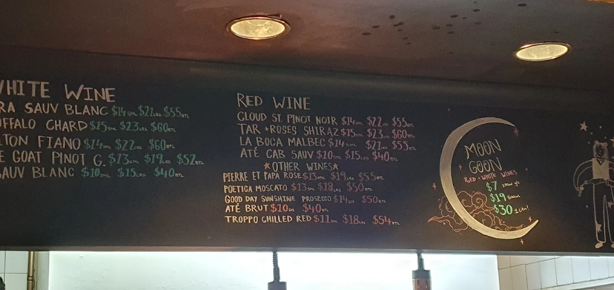 Menu, The Moon