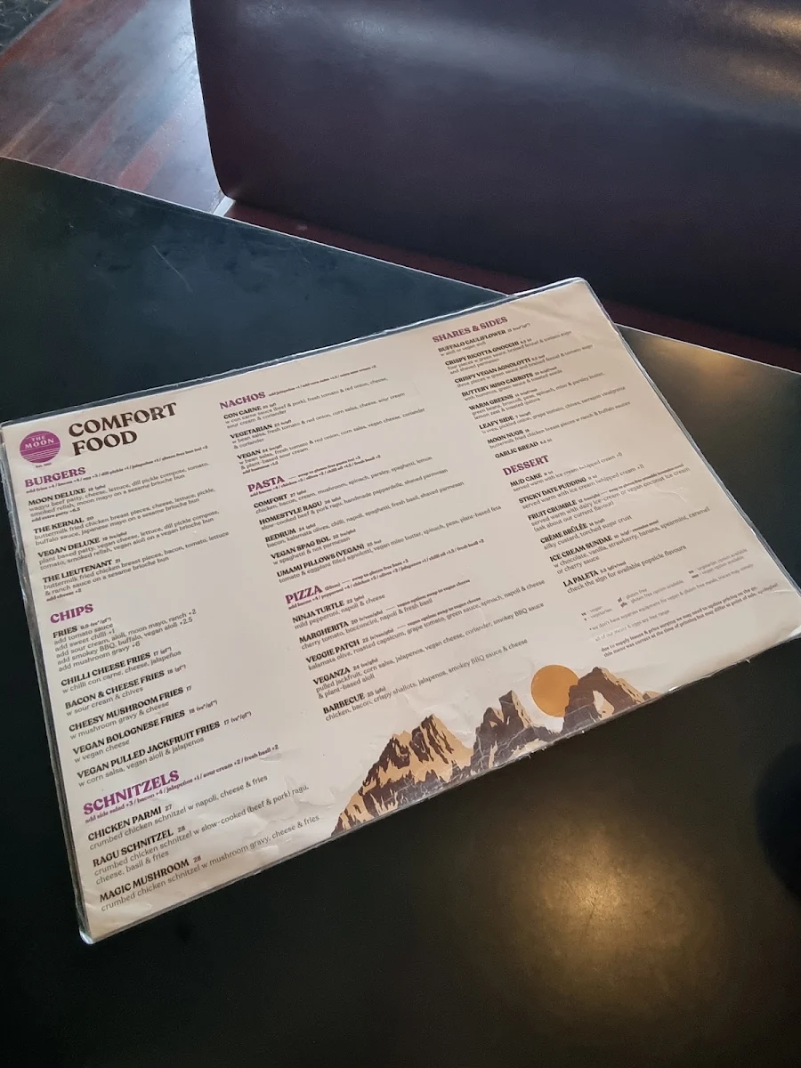 Menu, The Moon