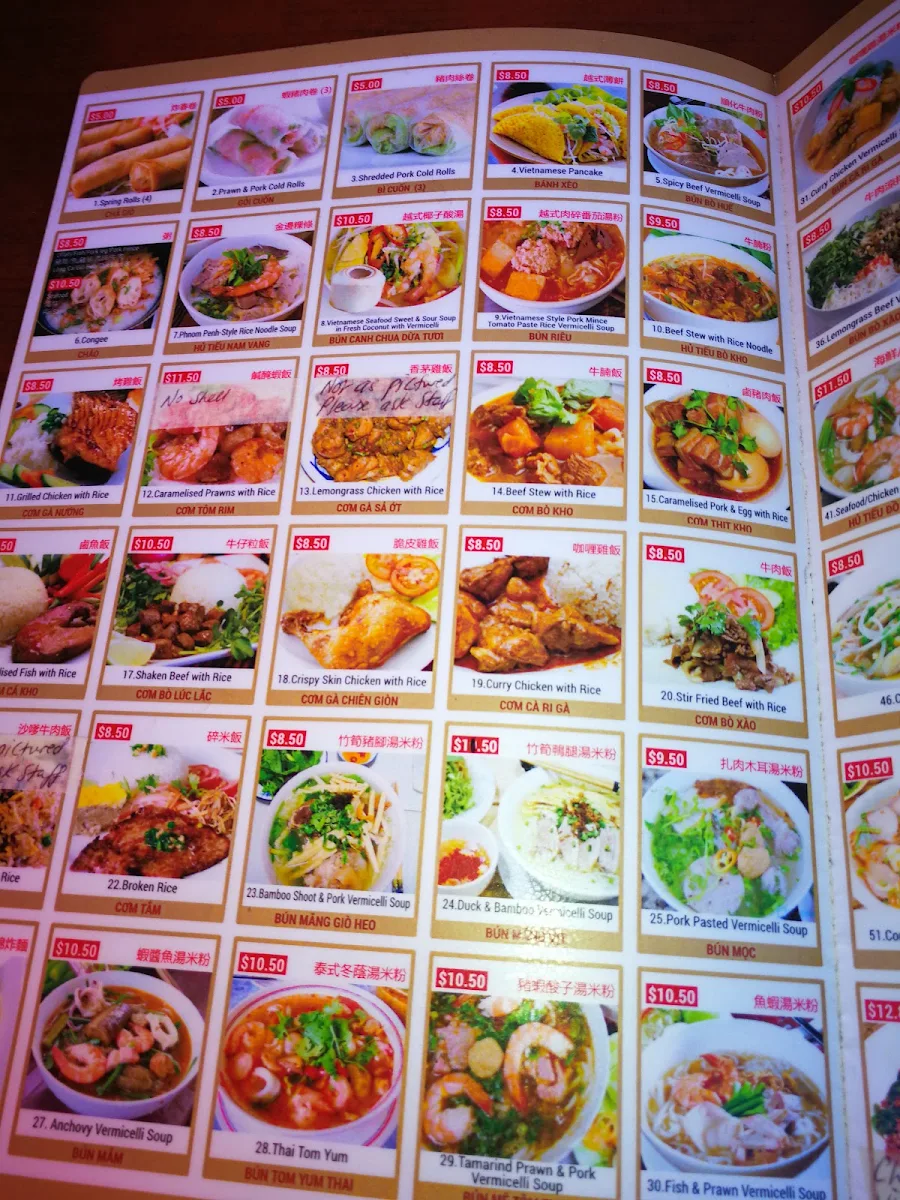 Menu, 8 Heat Takeaway