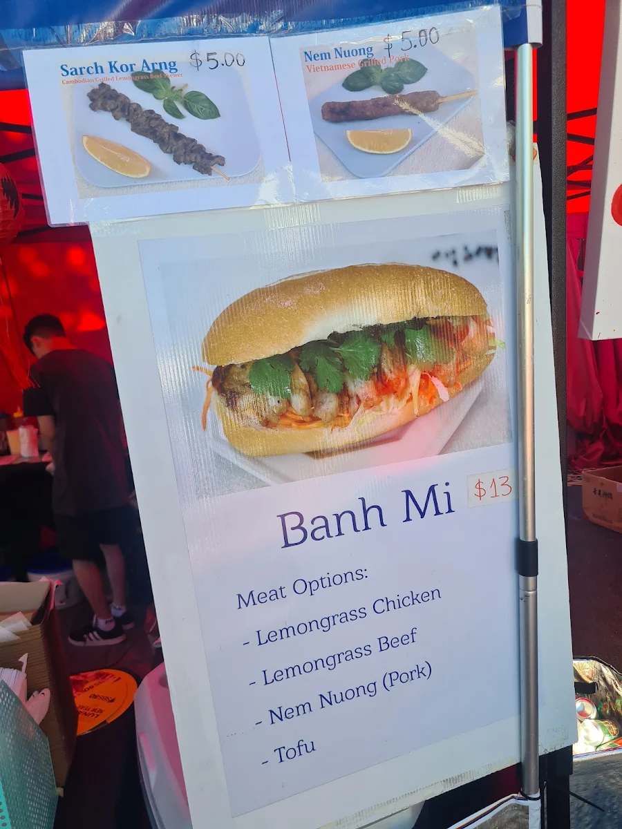 Menu, TN Street Food