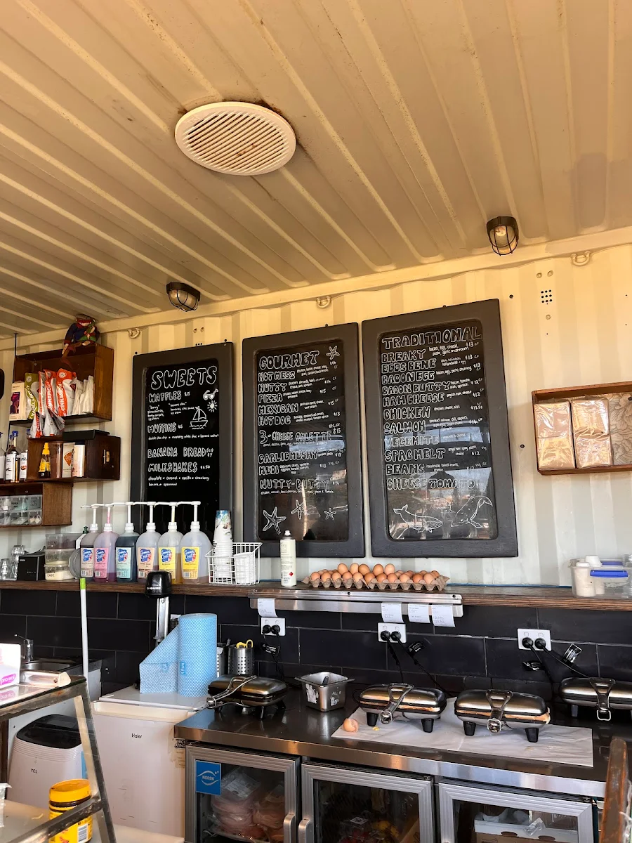 Menu, The Jaffle Shack