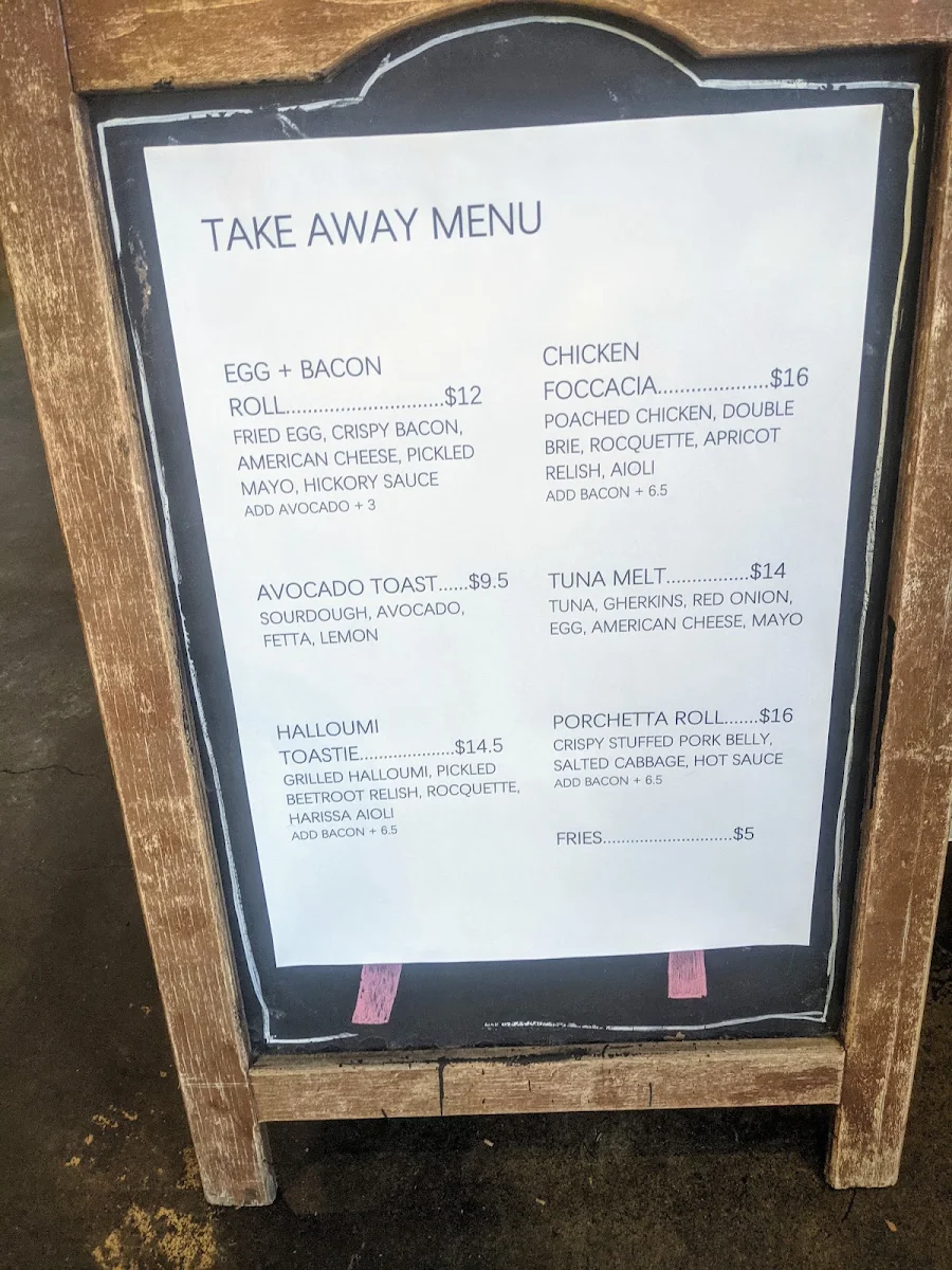 Menu, GABRIEL FITZROY
