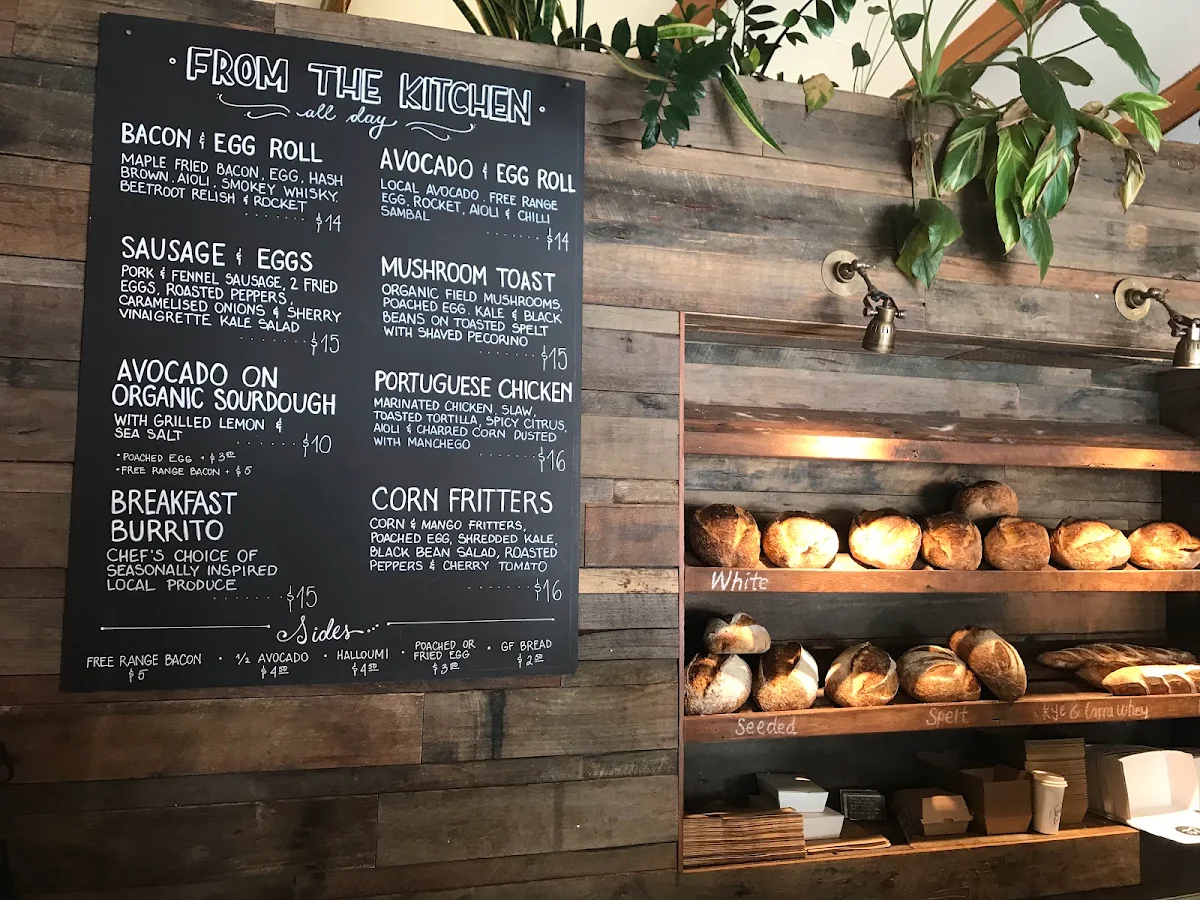 Menu, Leaf & Grain.