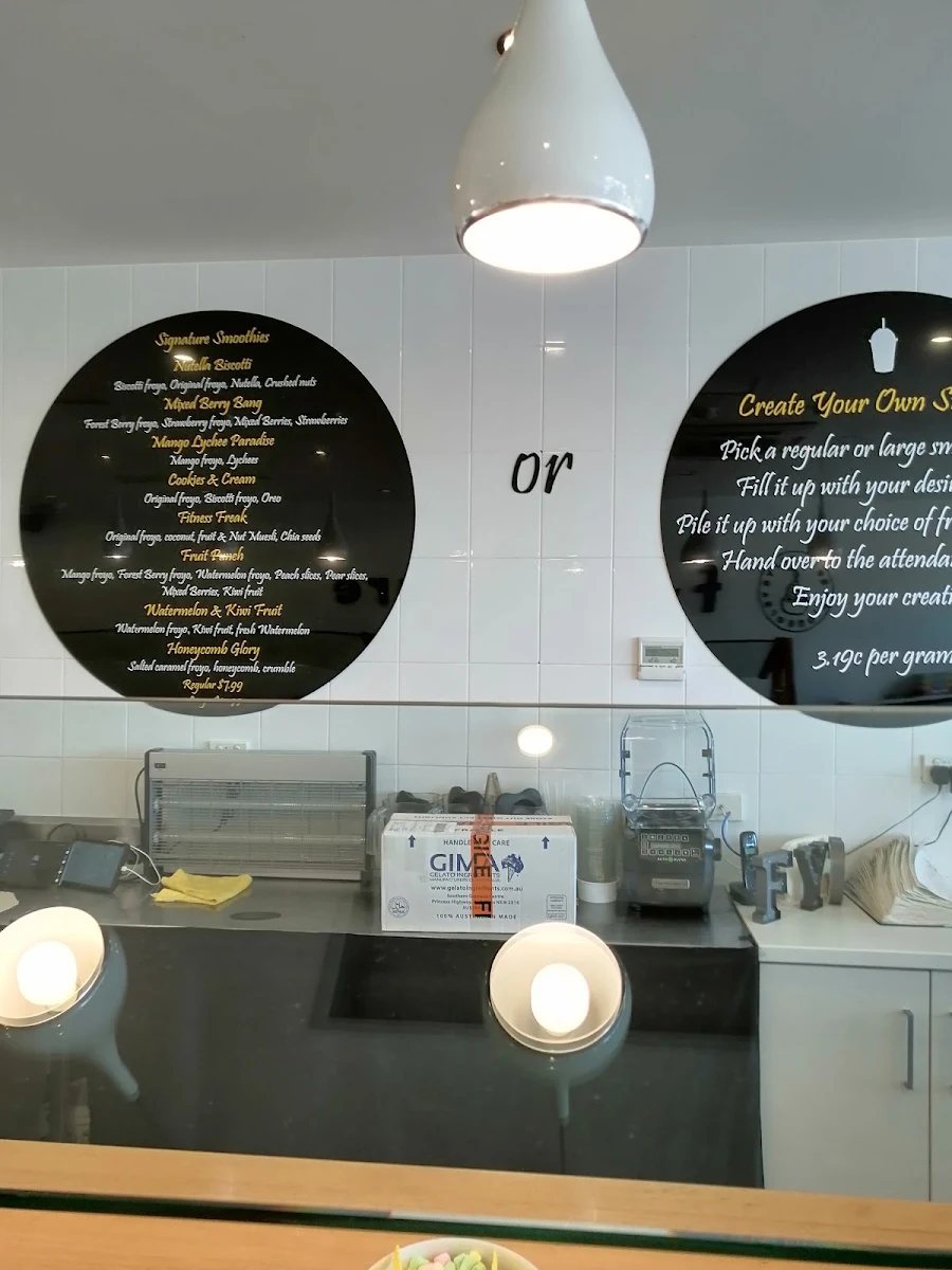 Menu, Froyo Culture